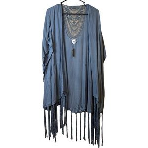 NWT SONOMA Shaw / Cardigan Blue Frill